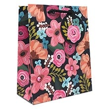 Patterned Gift Bags - 7-1/2" X 3" X 6"