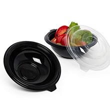 BULK Lightweight Clear Plastic Round Deli Container with Lids 8OZ –  OnlyOneStopShop