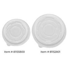 White Soup Containers & Lid (Sold Separately)