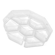 Clear R(PET) Octagon Plastic Food Containers