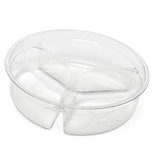 Clear R(PET) Round Plastic Food Containers