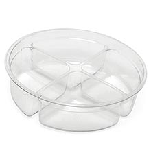 Clear R(PET) Round Plastic Food Containers