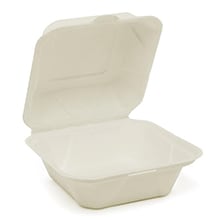 Molded Fiber Clamshell Take-Out Containers