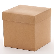 50ea - 10 x 10 x 9 Kraft Heavy Wall Gift Box Bottom by Paper Mart