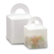 Bow Top Clear Favor Boxes