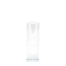 Clear 1" Diameter Cylinder Containers & Cap