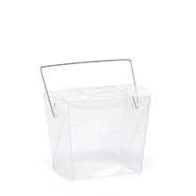 Clear Plastic Wire Handle Boxes