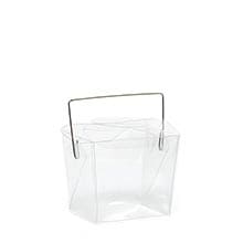 Clear Plastic Wire Handle Boxes