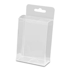 Clear Plastic Rectangular Hanger Boxes