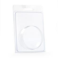 Round Plastic Clamshell Boxes with Hangers