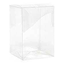 Clear PET Plastic Boxes - Pop Closed Bottom