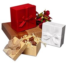 Small Square Gift Box - Smooth White Paperboard (285gsm) (Base & Lid)