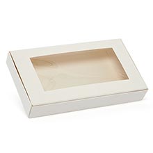 White One Piece Rectangle Window Candy Boxes