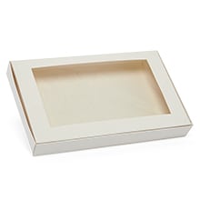 White One Piece Rectangle Window Candy Boxes