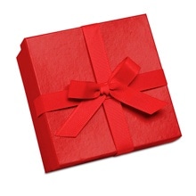 Red Favor Boxes