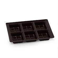 High Wall Square Cavity Candy Trays