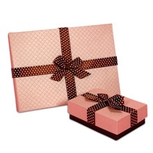 Diamond Embossed Two Piece Candy Boxes