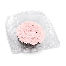 Clear PET Clamshell Cupcake & Muffin Containers