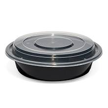 2 Piece Round PET Microwavable Containers