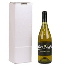 White Fold-Over Presentation Wine Boxes