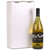 White Fold-Over Presentation Wine Boxes