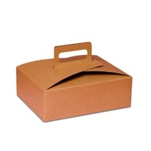 Flat Take-Out Boxes with Handle