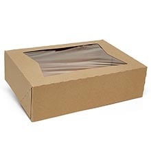 Premium Kraft Automatic Cake Boxes – Top Loading