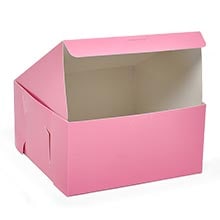 Standard Pink Cake & Pastry Boxes