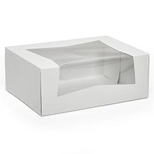 Pastry Box with Wrap Around Window