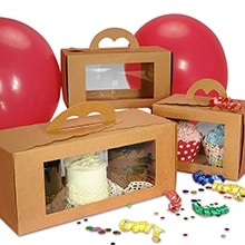 Window Pastry Carry Boxes