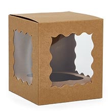 Tuck Top Cupcake Boxes with Windows