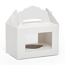 Window Gable Cupcake Boxes with Insert