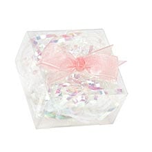 Bow Top Clear Favor Boxes