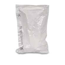 White High Density Plastic Bags - 0.8-0.65 mil