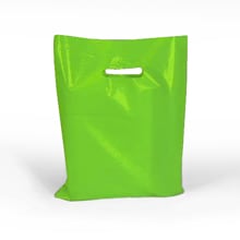 Premium Glossy Plastic Merchandise Bags - 1.5-1.25 mil