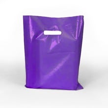 Premium Glossy Plastic Merchandise Bags - 1.5-1.25 mil