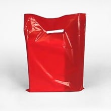 Premium Glossy Plastic Merchandise Bags - 1.5-1.25 mil