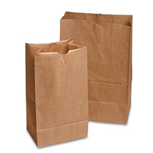 Restaurantware Duralux 6.3 x 9.8 inch Washable Grocery Bag, 1 Heavy-Duty Paper Bag Flower Pot - Reusable, Store Produce or Plants, Kraft Paper
