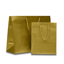 Gold Shopping Bags