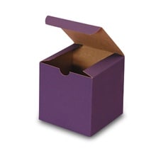 One Piece Color Tinted Kraft Tuck Top Gift Boxes