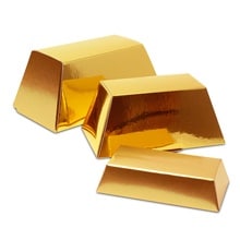 Gold Bar Shaped Favor Boxes