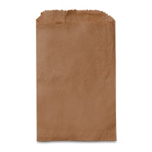 Flat Kraft Paper Merchandise Bags