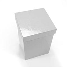 White Premium Two Piece Heavy Gift Boxes & Cap Lids (Sold Separately)