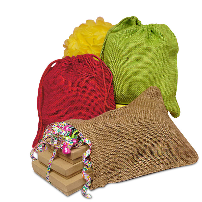 Burlap Gift Bags