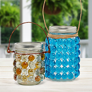 DIY mason jar lantern