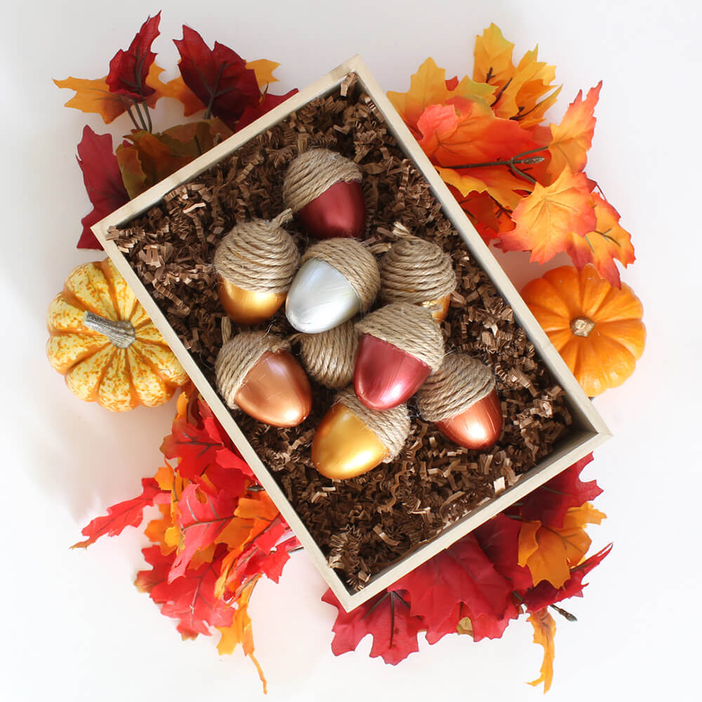 DIY Decorative acorn craft