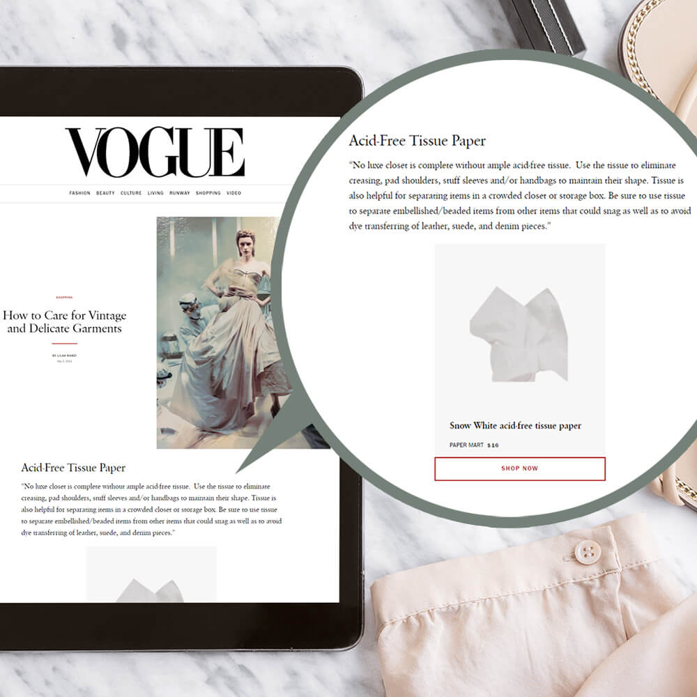paper mart feature vogue US