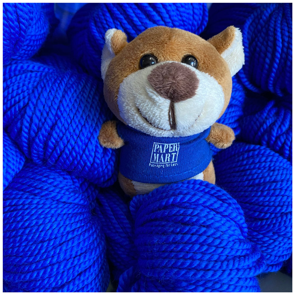 Purl Soho Yarn with Paper Mart Shorty the Bear