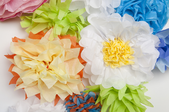 Tissue Paper Flowers