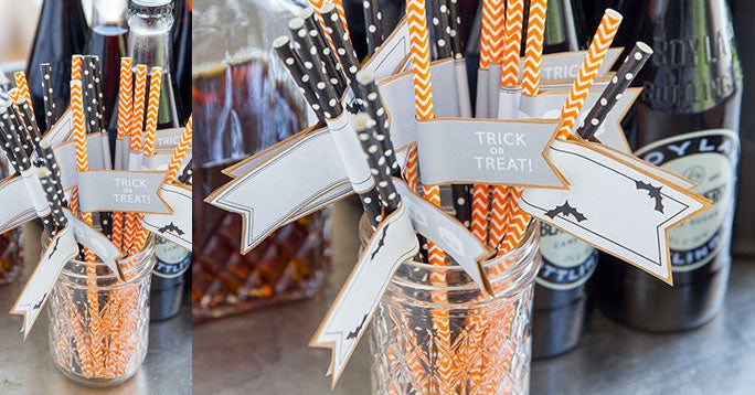 Halloween Paper Straws